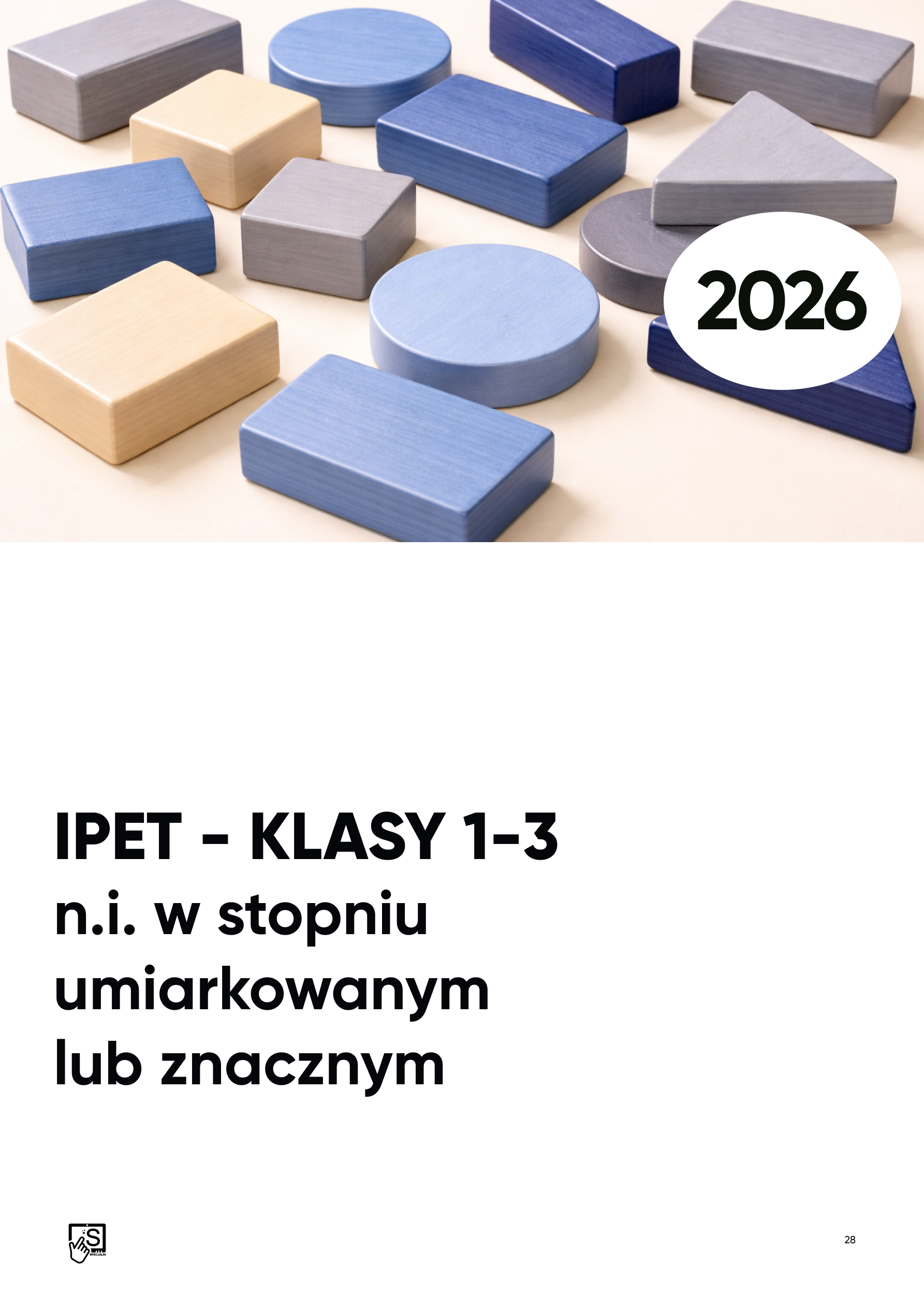 IPET. N.i. w stopniu umiarkowanym lub znacznym. KLASY 1-3